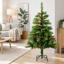 120cm Christmas Tree with Hinged Branches and Stability