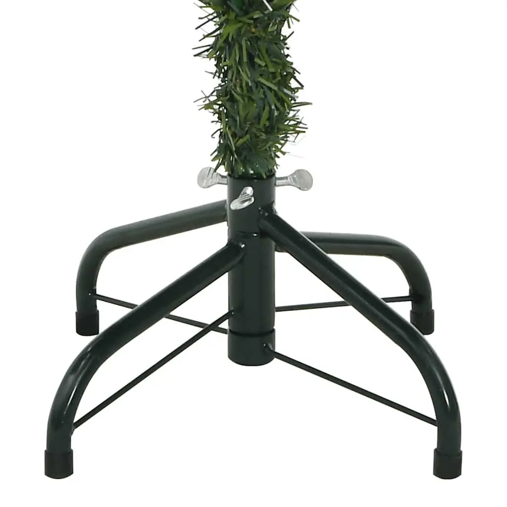 Artificial Hinged Christmas Tree 120cm White with Cones Berries Holiday