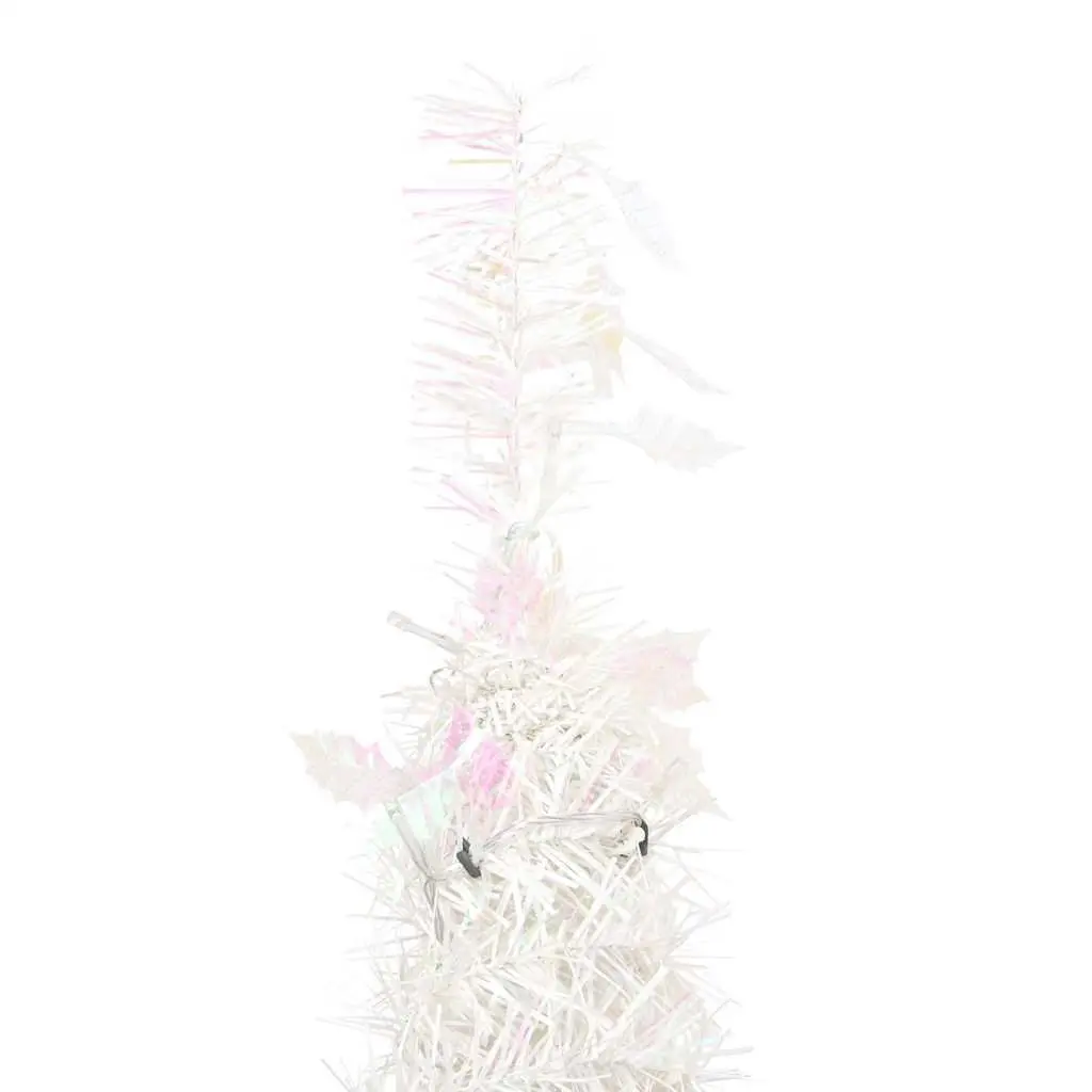 Artificial Christmas Tree White 120cm 50 LEDs 8 Lighting Modes