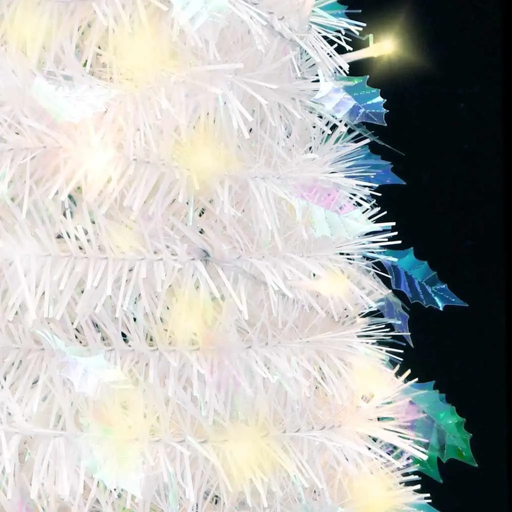 Artificial Christmas Tree White 120cm 50 LEDs 8 Lighting Modes