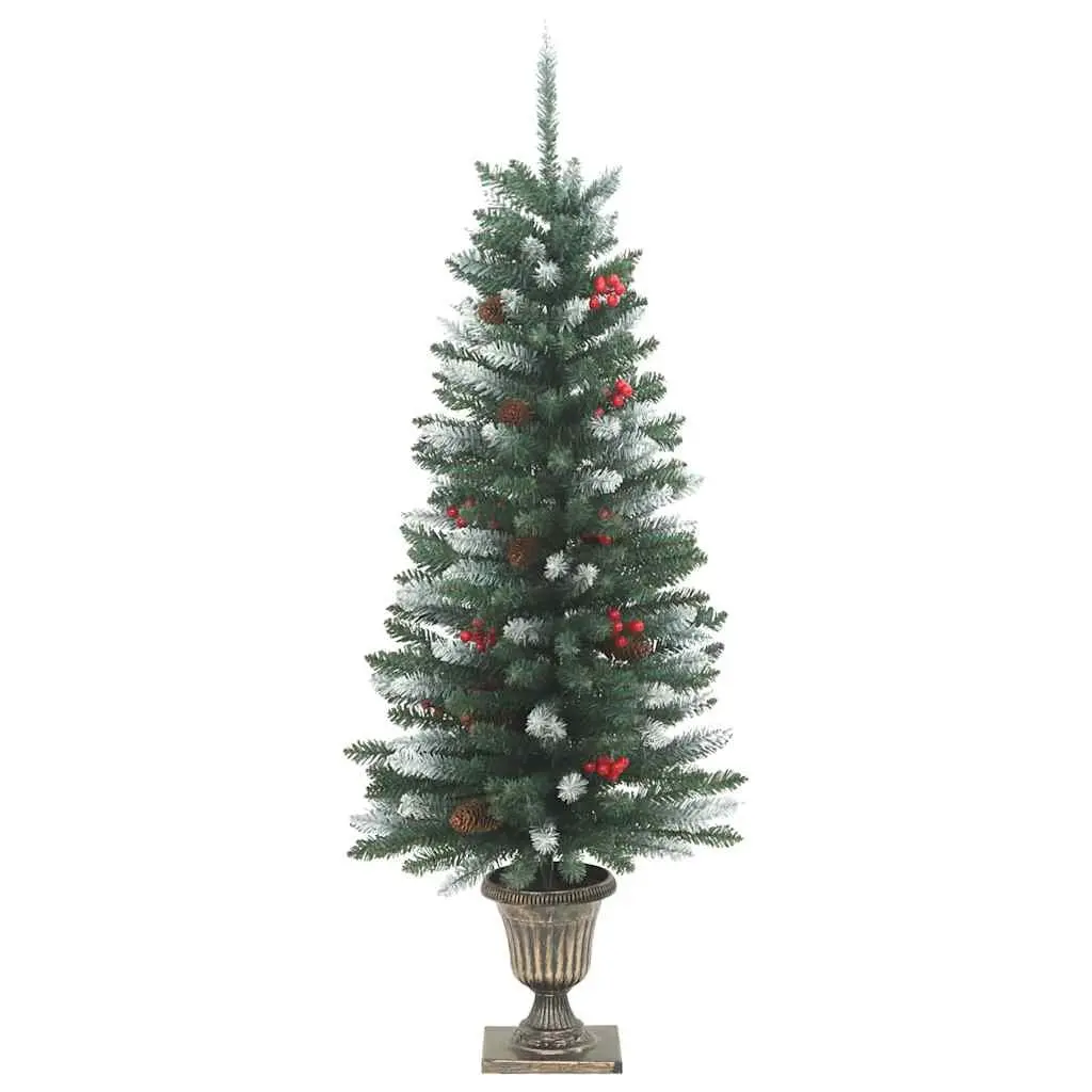 Artificial Christmas Tree Green 120cm with 100 LEDs and 8 Lighting Modes for Holiday Decoration