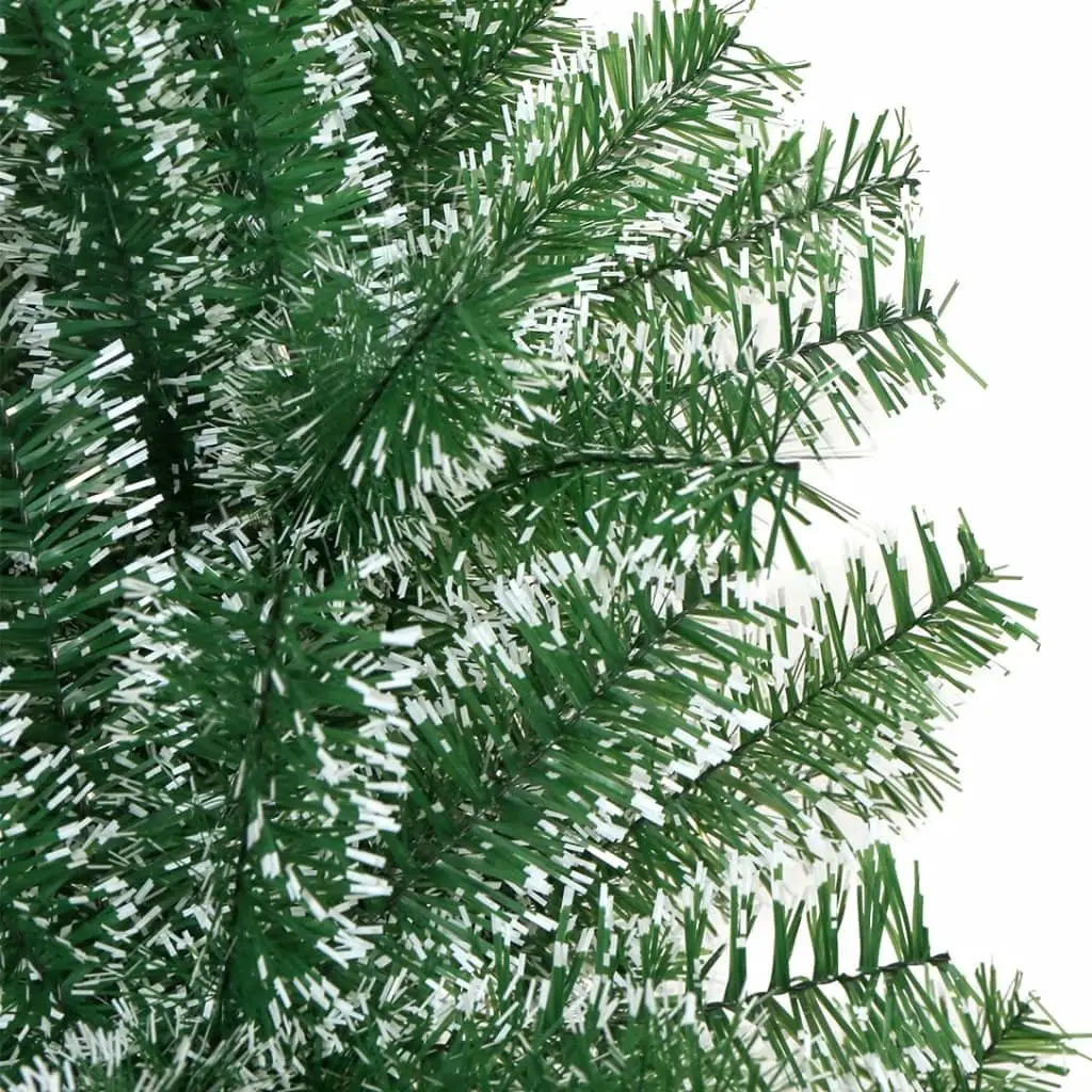 Artificial Christmas Tree 150cm Green Flocked Snow Lifelike Seasonal Holiday