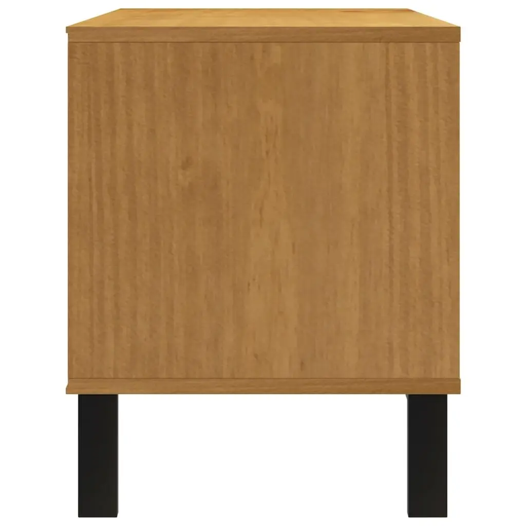 Media Unit 110x40x50 cm in Solid Pine Wood