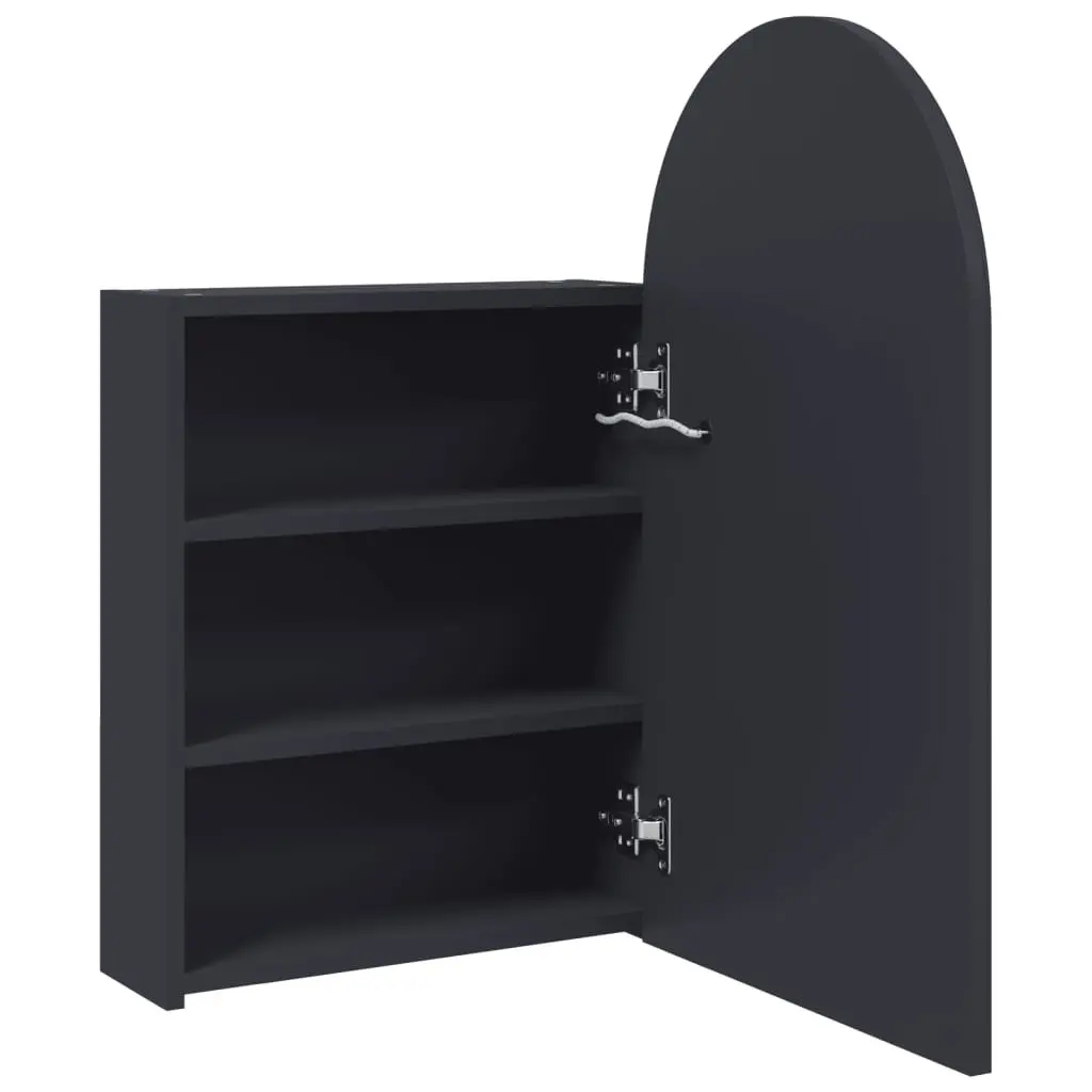 Arched Bathroom Cabinet with LED Light