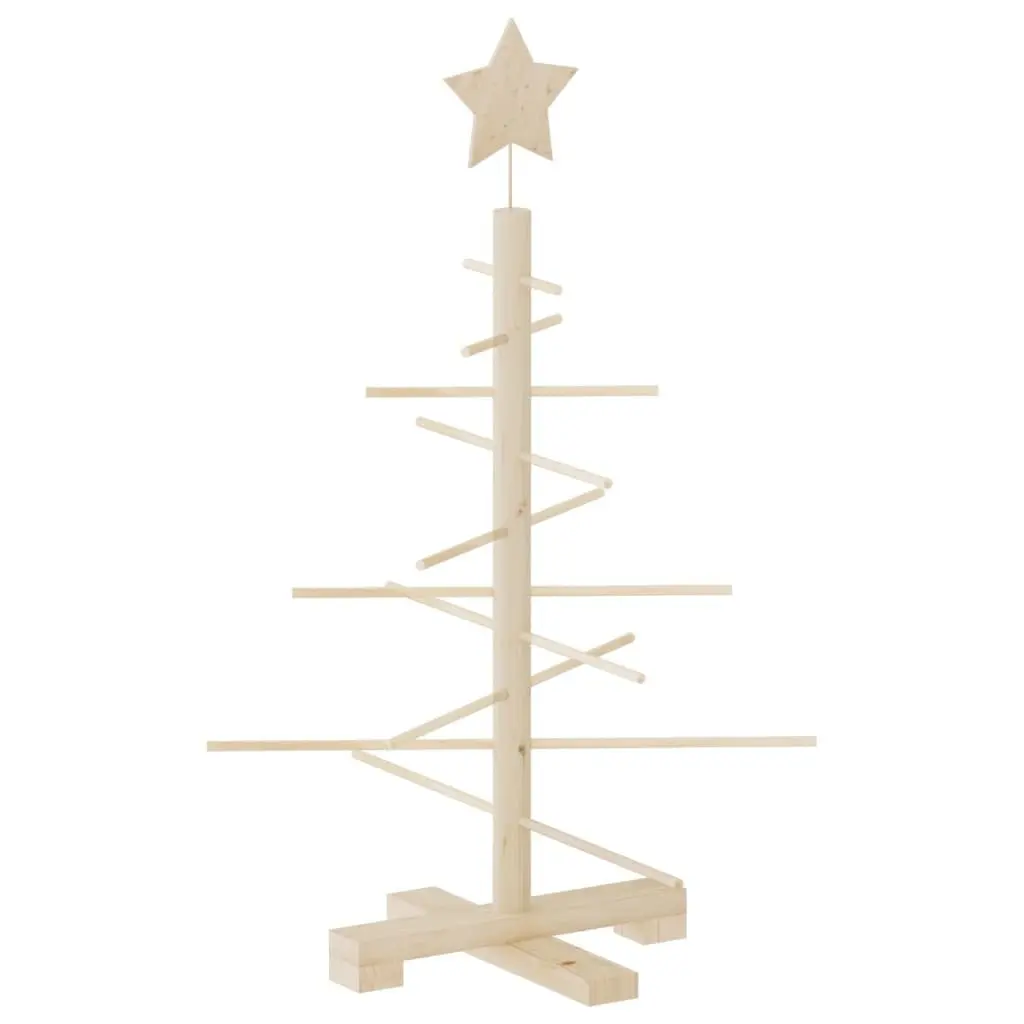 75cm Wooden Christmas Tree for Festive Decor