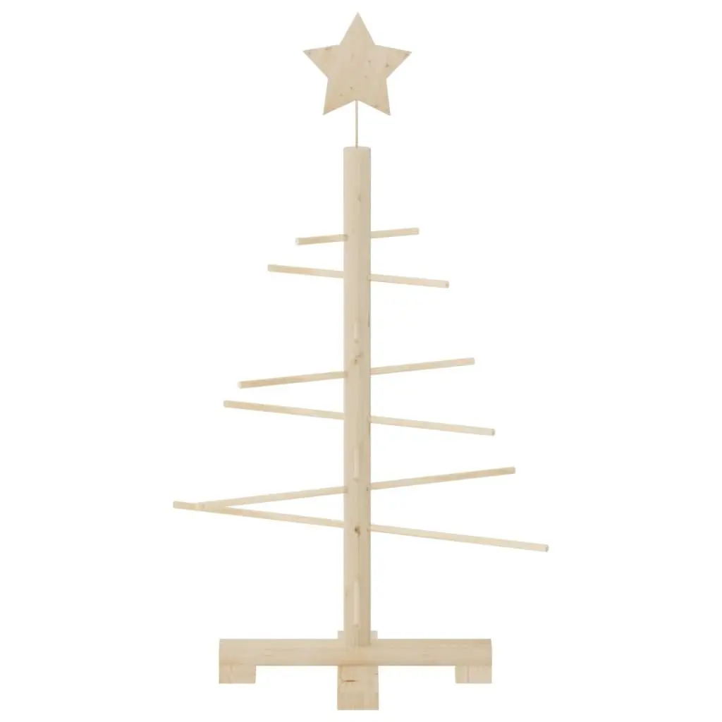 75cm Wooden Christmas Tree for Festive Decor