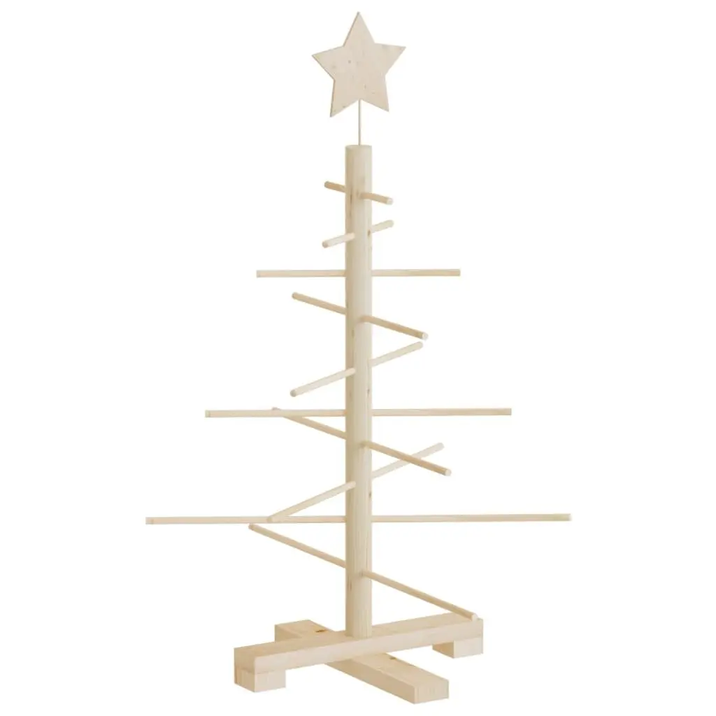 75cm Wooden Christmas Tree for Festive Decor