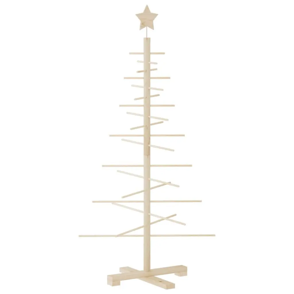 125cm Wooden Christmas Tree with Pine Stand