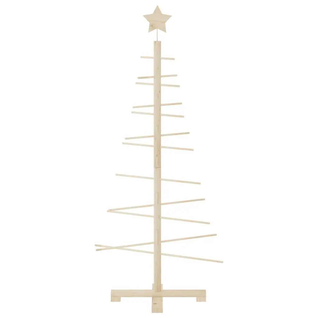 125cm Wooden Christmas Tree with Pine Stand