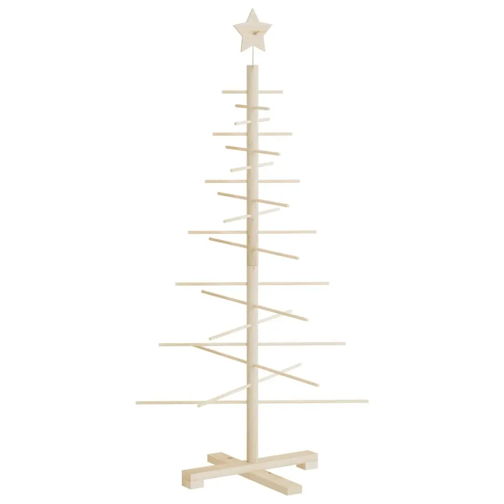 125cm Wooden Christmas Tree with Pine Stand