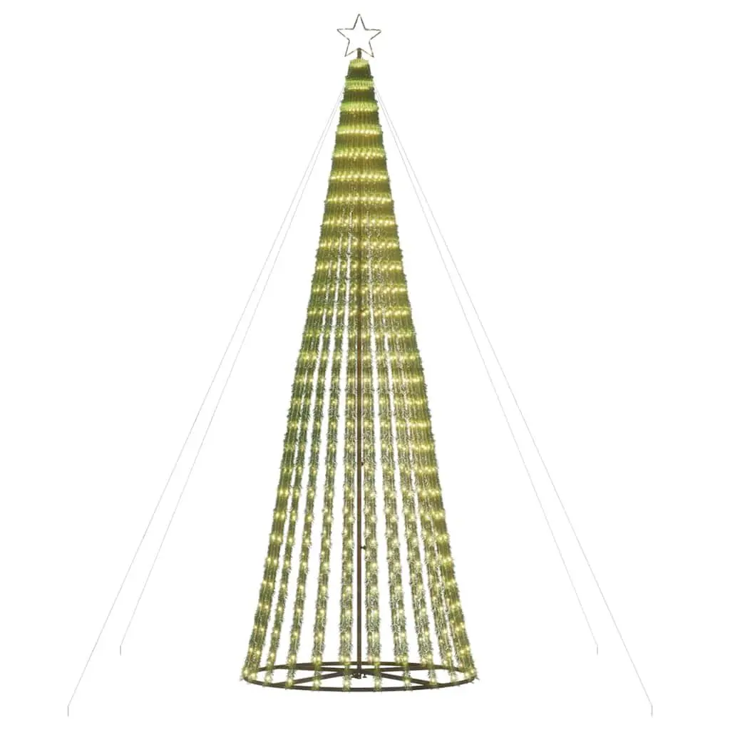 LED Christmas Tree Green 300cm 688 Warm White Lights 8 Effects Indoor Outdoor