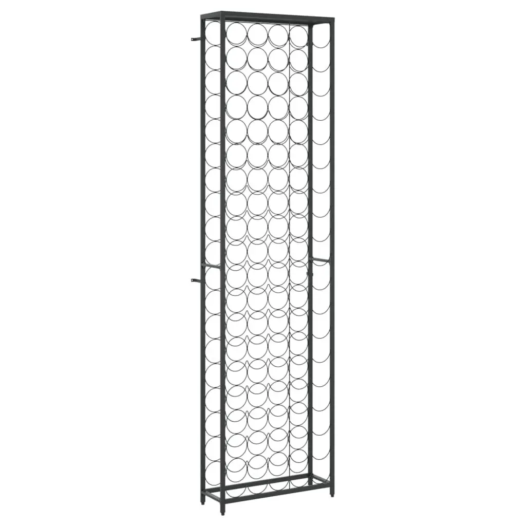 Wall-Mounted Wine Rack Holds 95 Bottles
