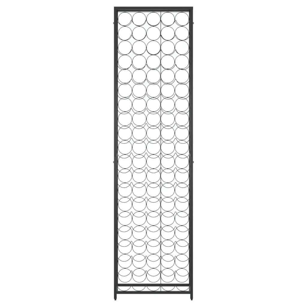 Wall-Mounted Wine Rack Holds 95 Bottles