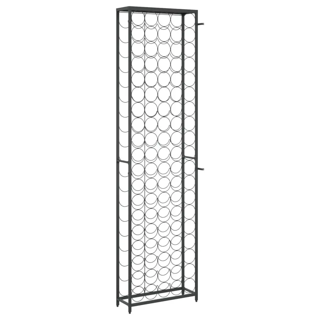 Wall-Mounted Wine Rack Holds 95 Bottles