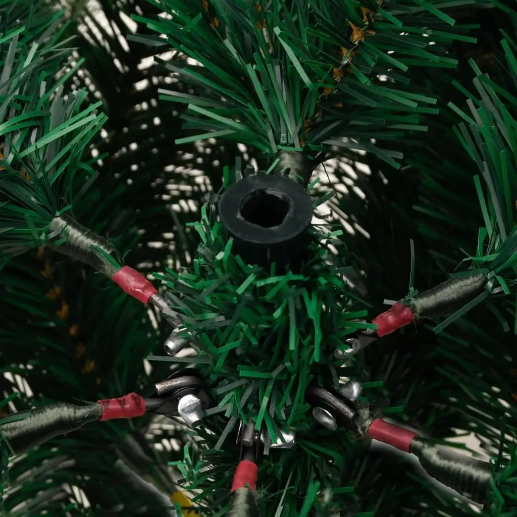 Artificial Christmas Tree Green 120cm Hinged with Cones and Berries Decorations