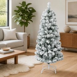 120cm White Christmas Tree with Hinges