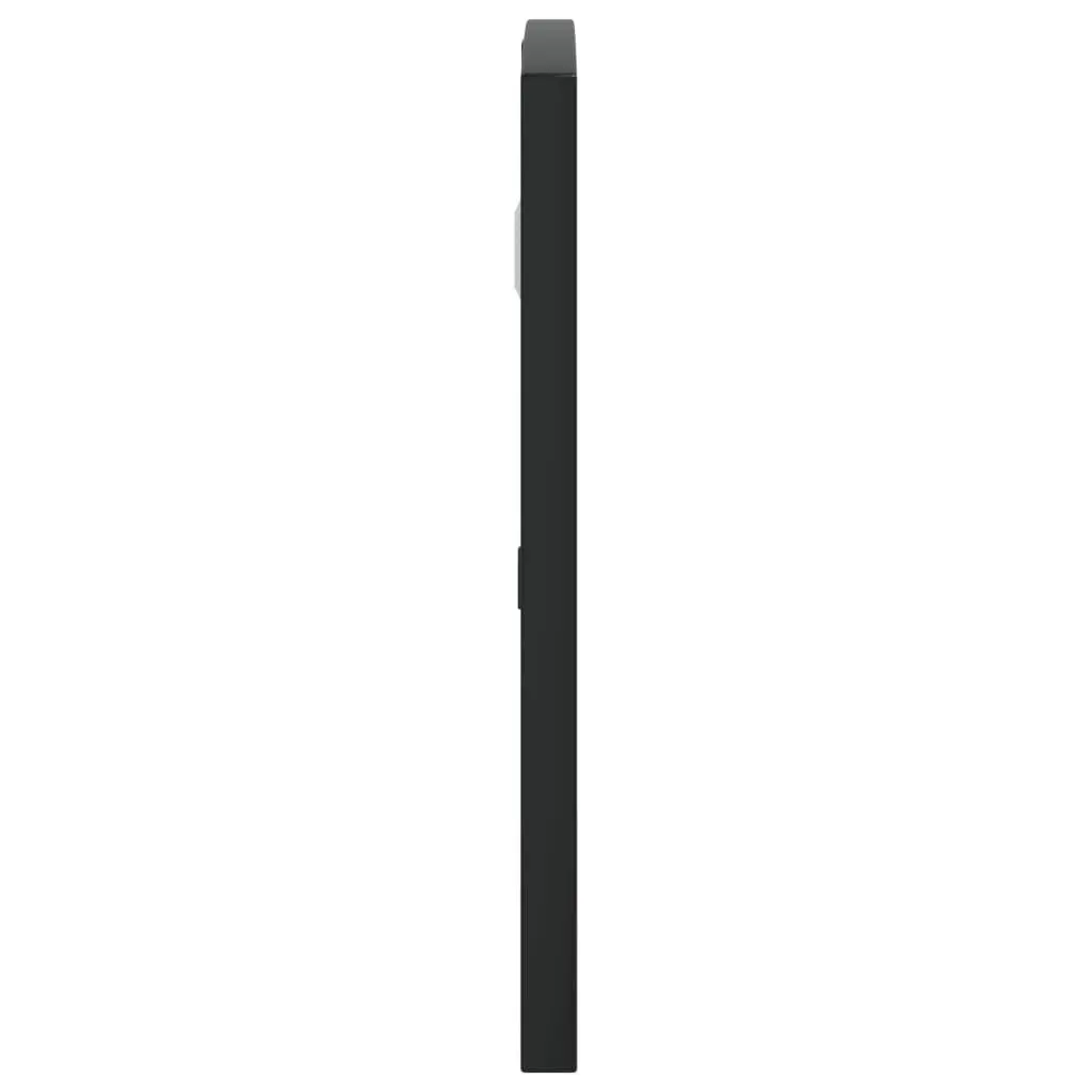 Wall Mirror Black Arch 60x30 cm Iron Frame Glass Minimalist Home Decor Bedroom