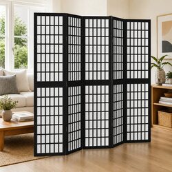 5 Panel Folding Privacy Screen