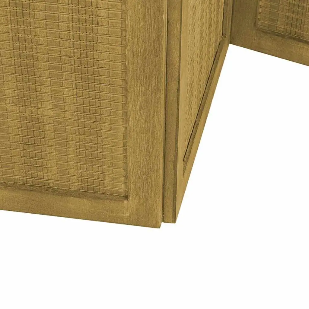 Room Divider Brown 4 Panels Folding Privacy Screen for Bedroom Living Room Partition