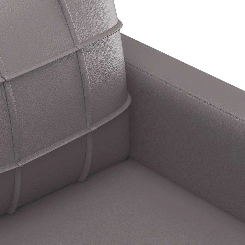 Sofa Chair Grey 60cm Compact Modern Armchair Lounge Seat