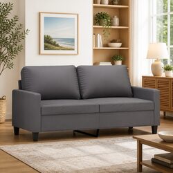 2-Seater Sofa Grey 140cm - Stylish and Strong