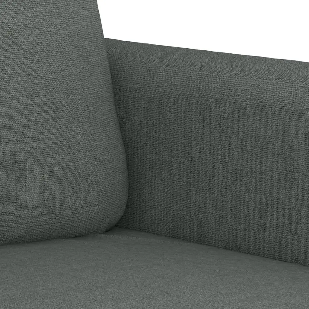 3-Seater Sofa Grey Fabric 180cm Living Room Couch Lounge Seat Furniture