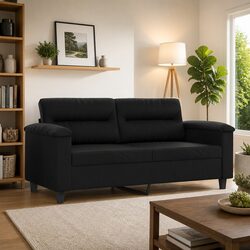 Discover Your New Favorite Sofa: 2-Seater Black Couch