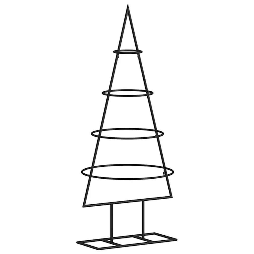 Metal Christmas Tree Frame Black 60cm DIY Decoration Modern Home Decor