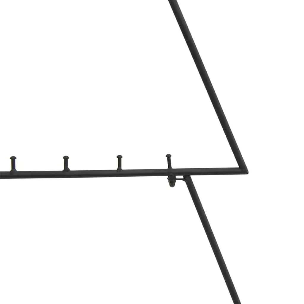 Metal Christmas Tree Frame 125cm Decoration DIY Ornaments Black Modern Holiday