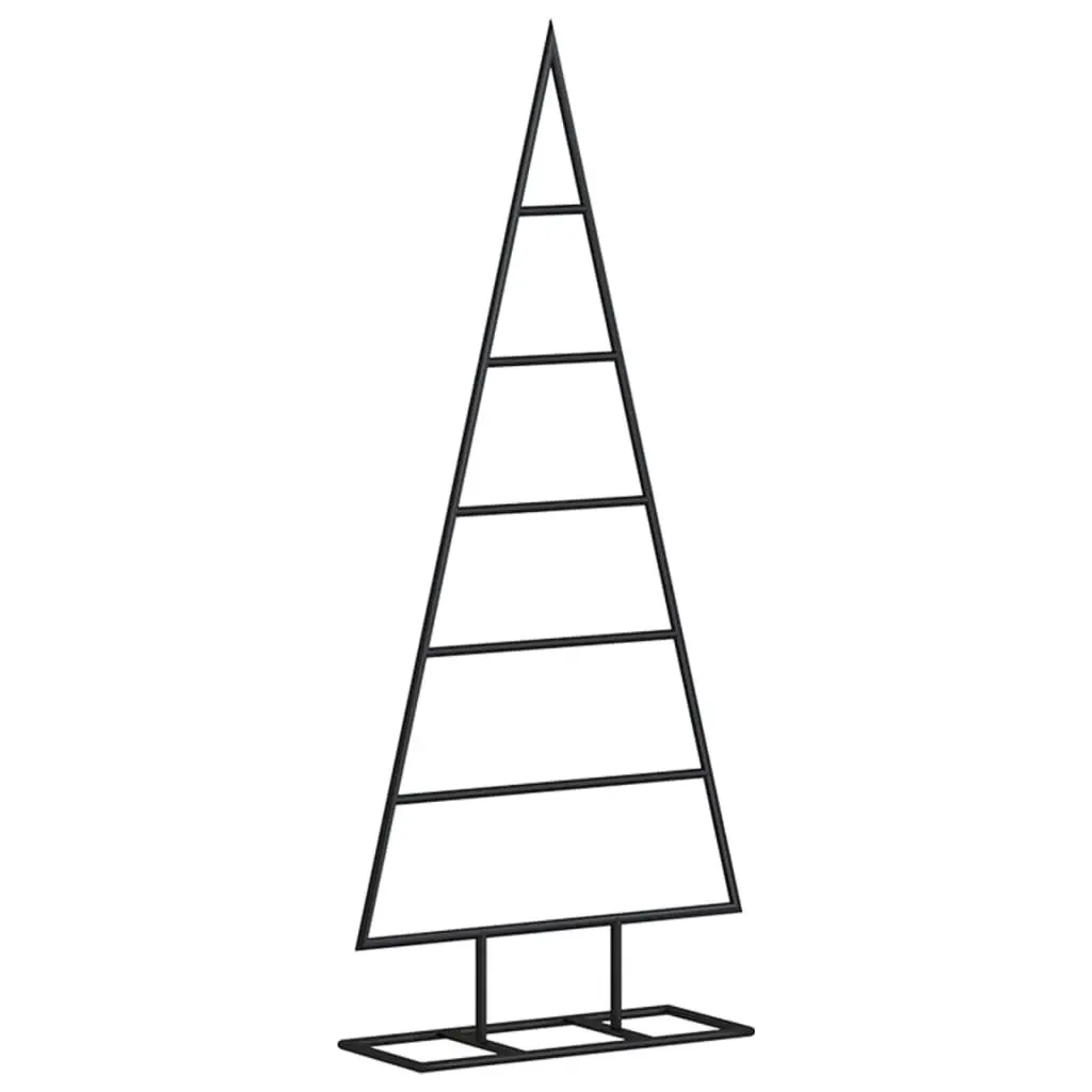 Metal Christmas Tree Decoration Black 90cm DIY Seasonal Holiday Home Decor