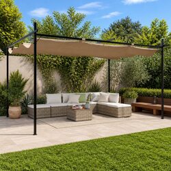 Pergola with Retractable Roof