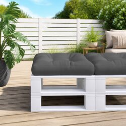 Anthracite Pallet Cushion 50x50x12 cm - Comfort Meets Style