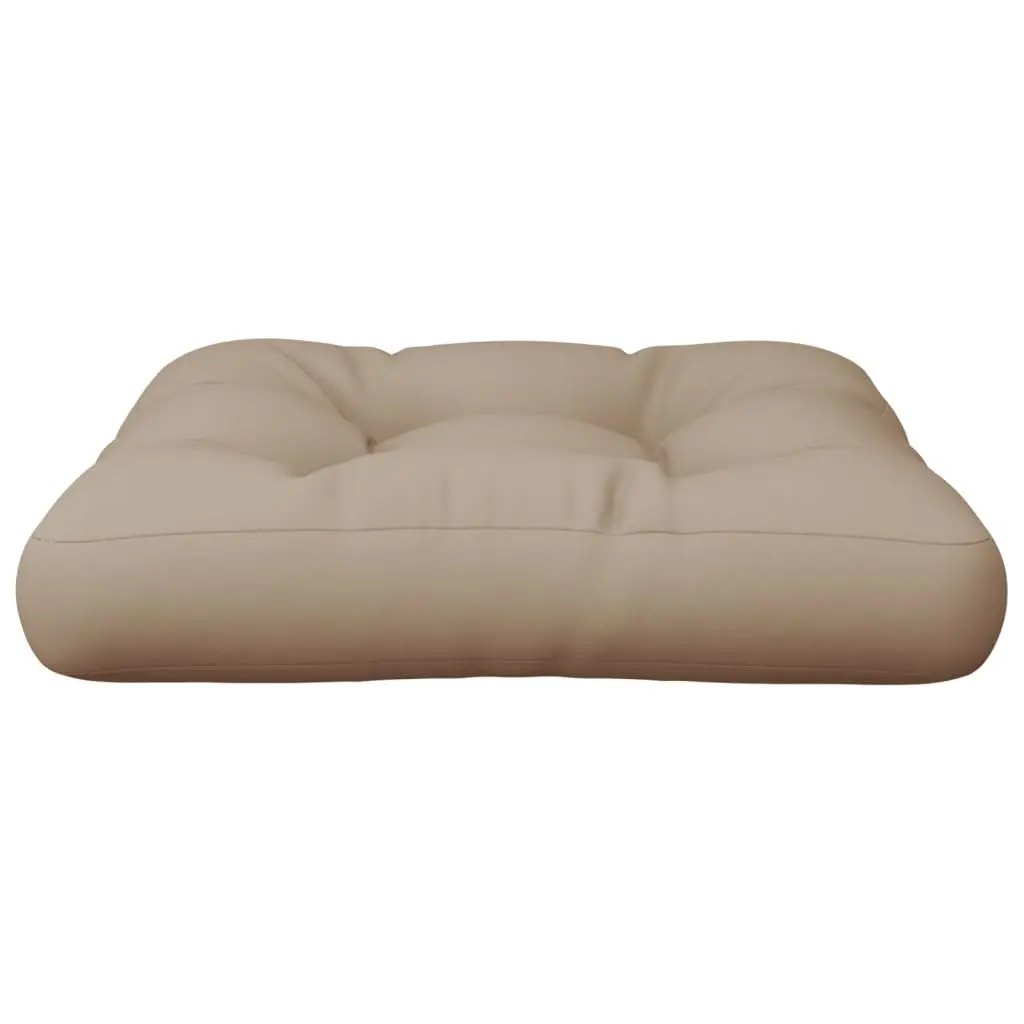 Pallet Cushion Taupe 50x50x12 cm Outdoor Garden Sofa Seat Pad Decor