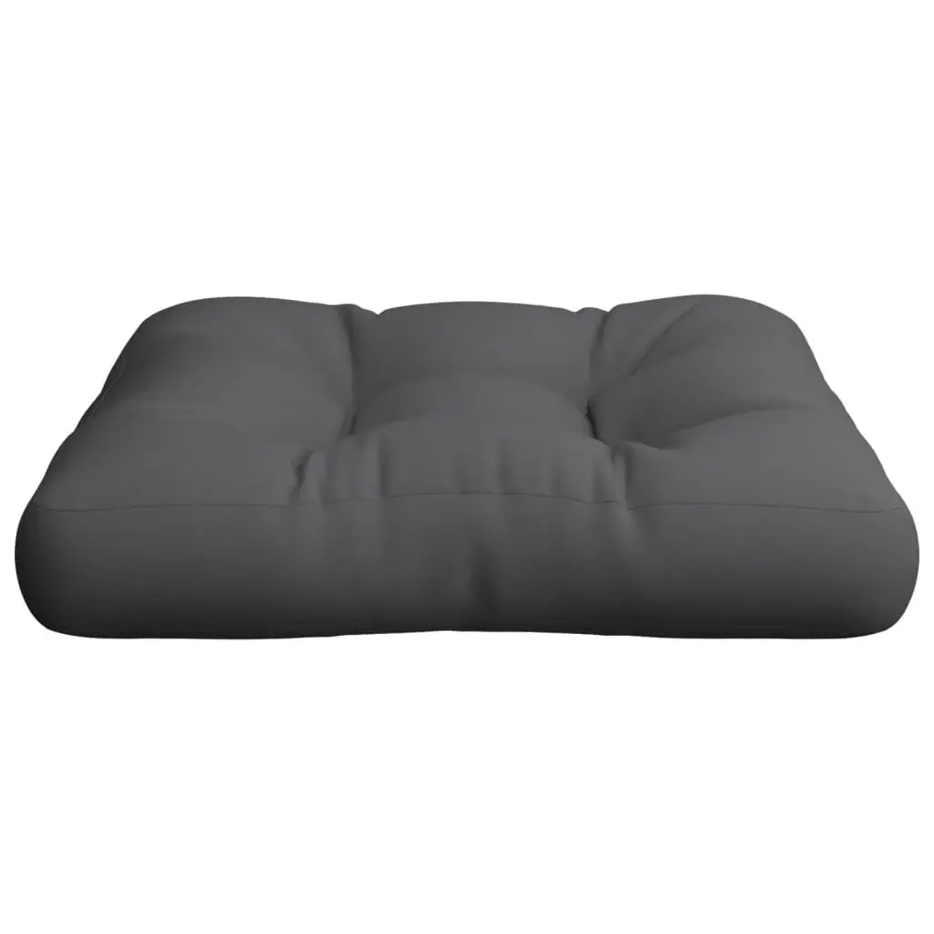 Pallet Cushion 60x60x12cm Anthracite Soft Filling Durable Polyester Outdoor Indoor Seat Pad
