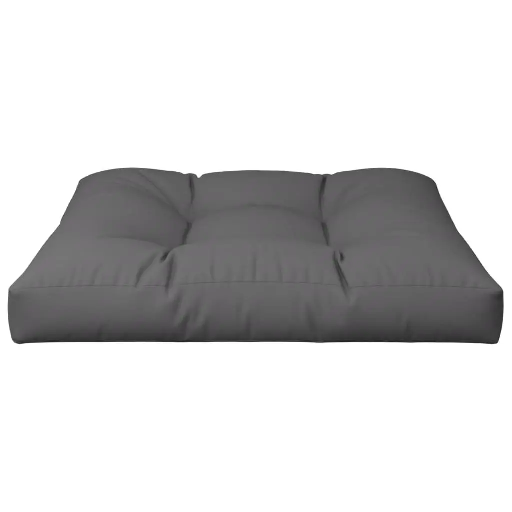 Pallet Cushion Grey 70x70x12 cm Soft Filling Outdoor Garden Sofa Seat Pad
