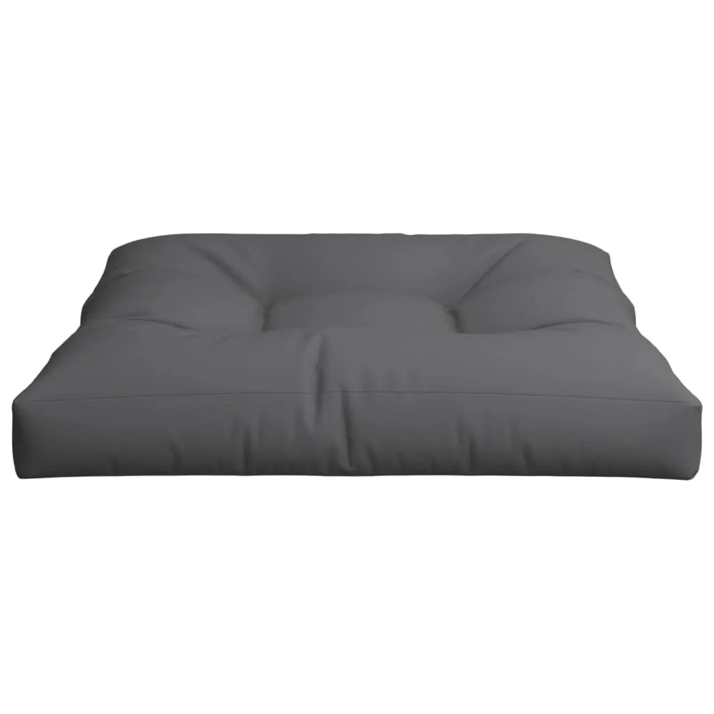 Pallet Cushion Grey 70x70x12 cm Soft Filling Outdoor Garden Sofa Seat Pad