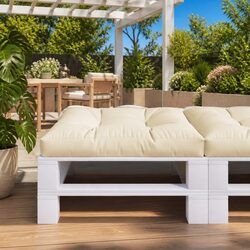 Cream Pallet Cushion 70x70x12 cm - Comfort You Can Trust
