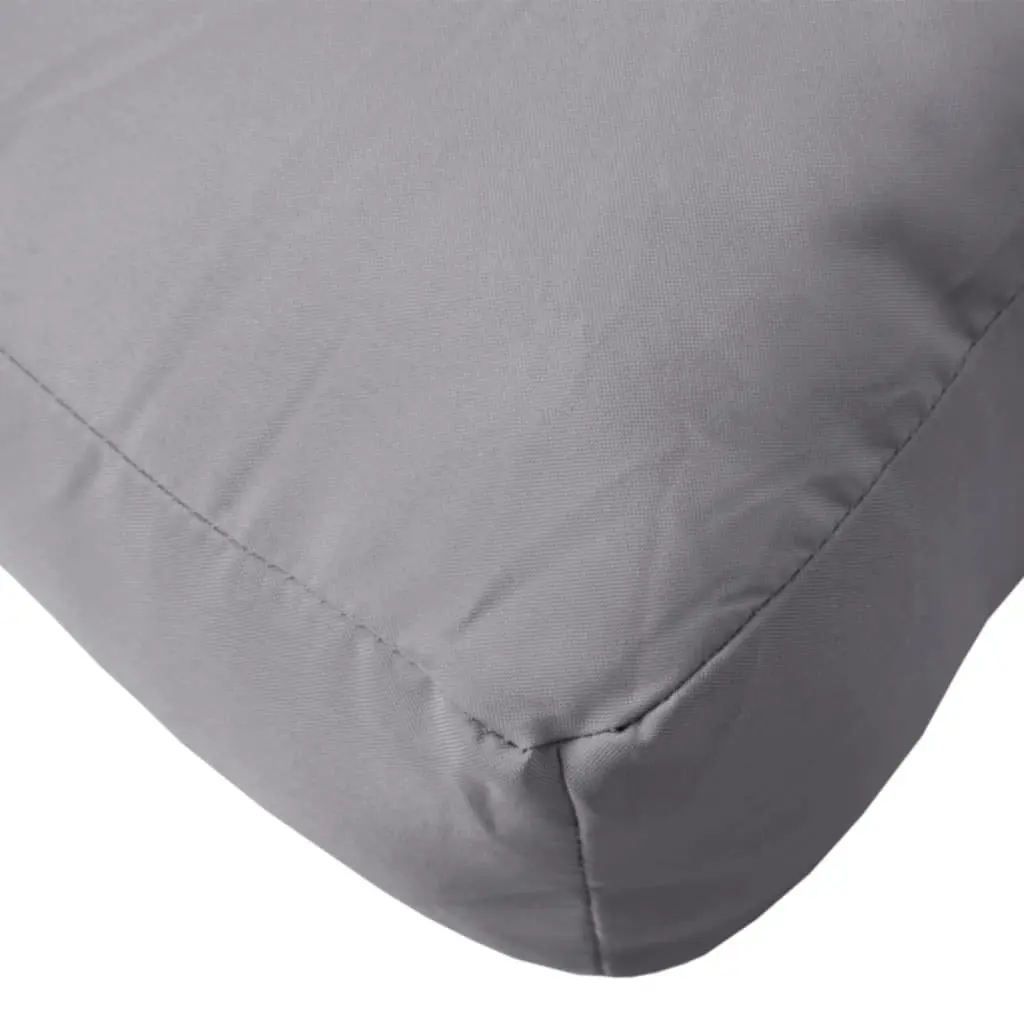 Pallet Cushion Outdoor Grey 80x80x12cm Soft Filling Durable Polyester Indoor Garden Sofa Seat Pad
