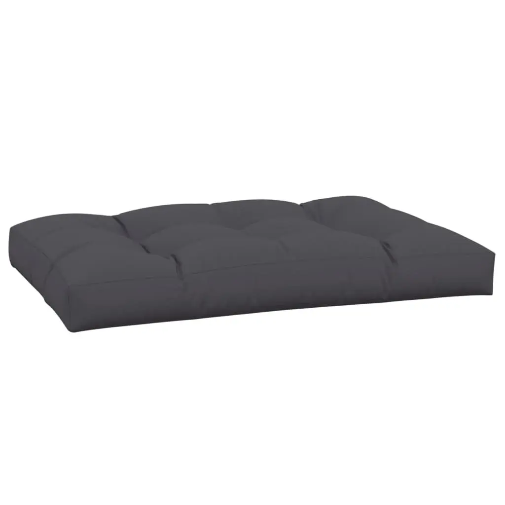 Pallet Cushion Grey 120x80x12 cm Outdoor Garden Sofa Seat Pad Durable Polyester Fabric