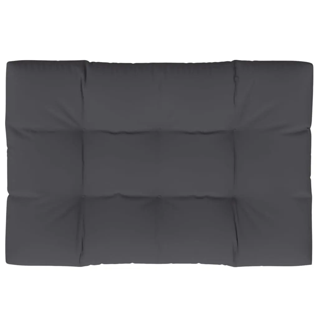 Pallet Cushion Grey 120x80x12 cm Outdoor Garden Sofa Seat Pad Durable Polyester Fabric