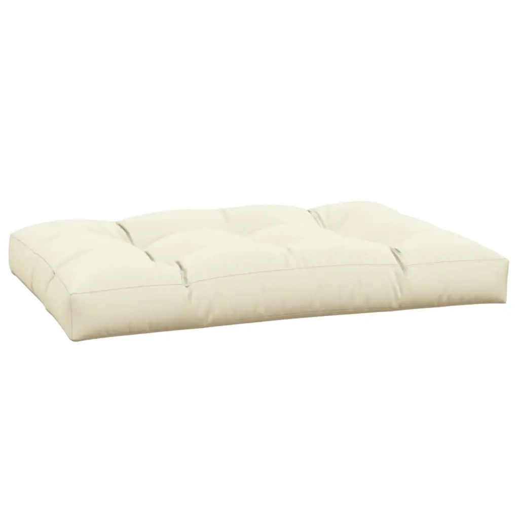 Pallet Cushion Cream 120x80x12 cm Outdoor Garden Sofa Seat Pad