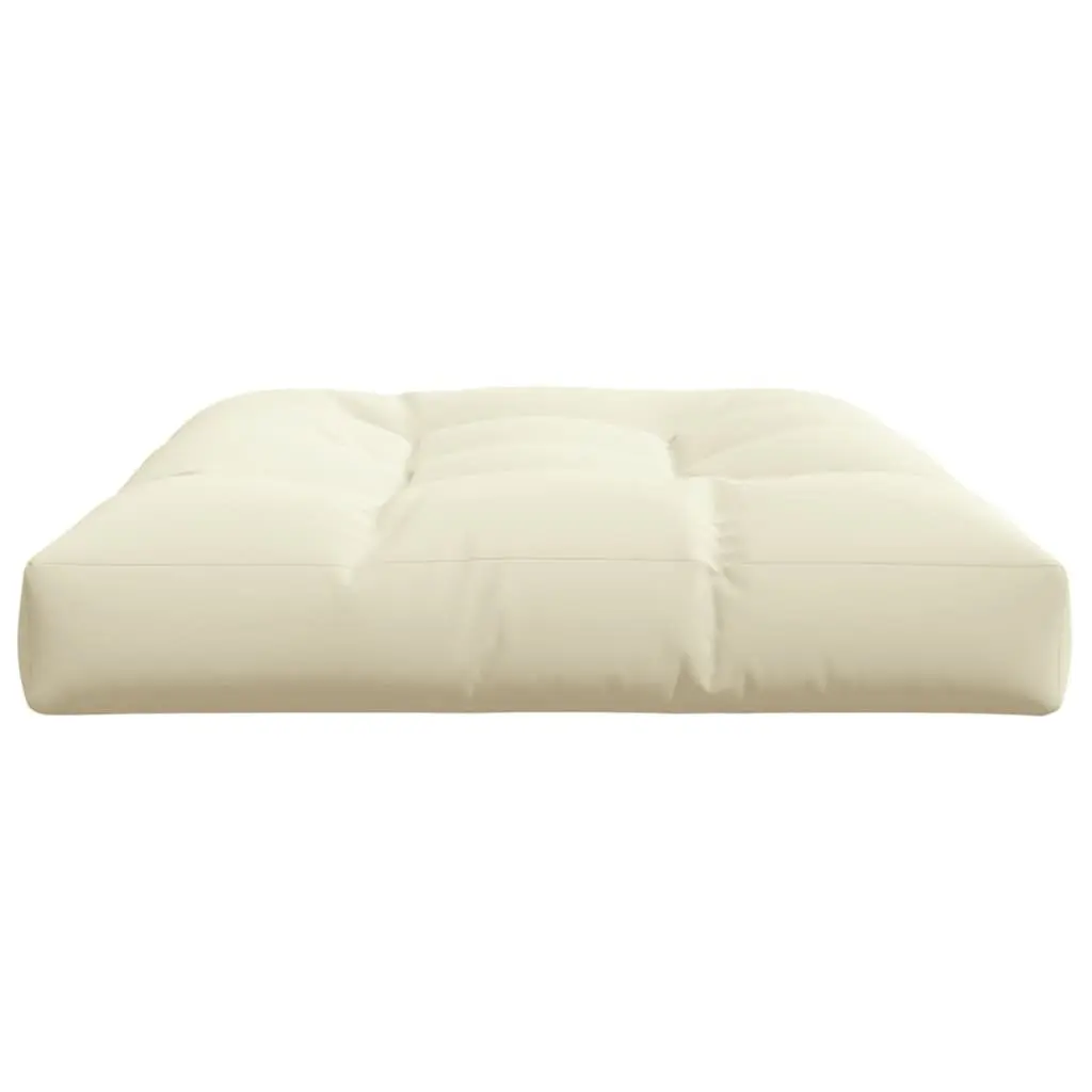 Pallet Cushion Cream 120x80x12 cm Outdoor Garden Sofa Seat Pad