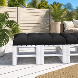Compact Black Pallet Cushion for Maximum Comfort