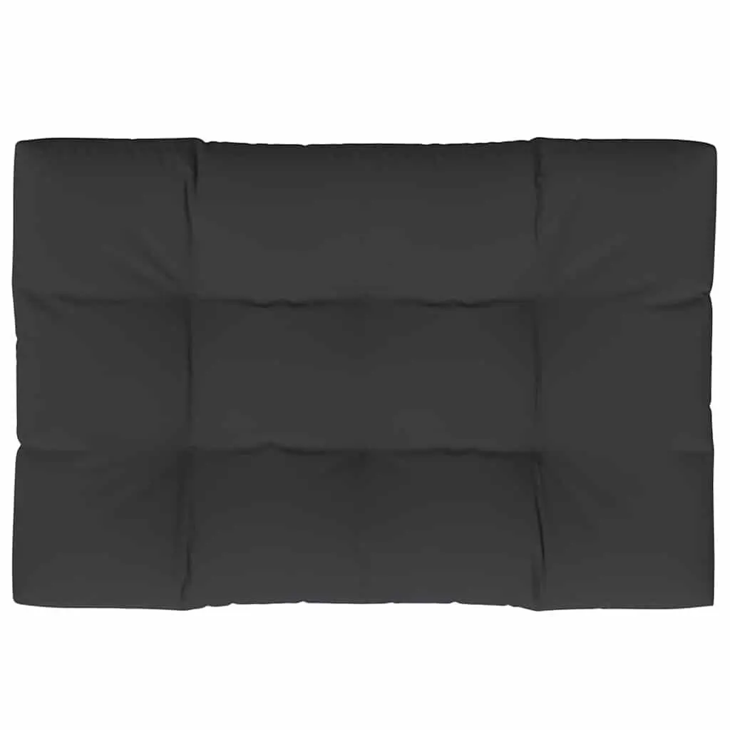 Pallet Cushion Black 120x80x12 cm Outdoor Garden Sofa Seating Pad