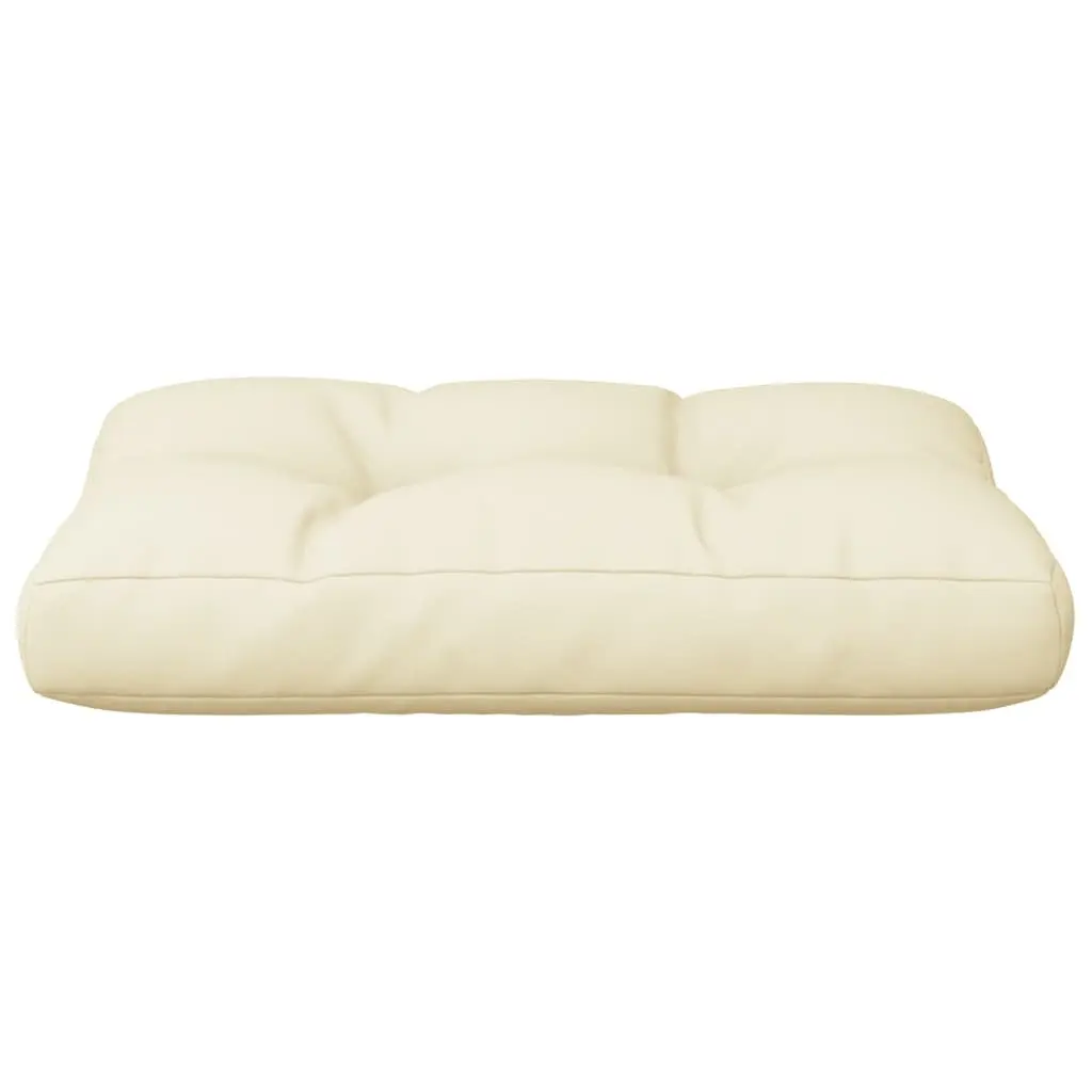 Pallet Cushion Cream 50x40x12 cm Outdoor Garden Sofa Chair Seat Pad