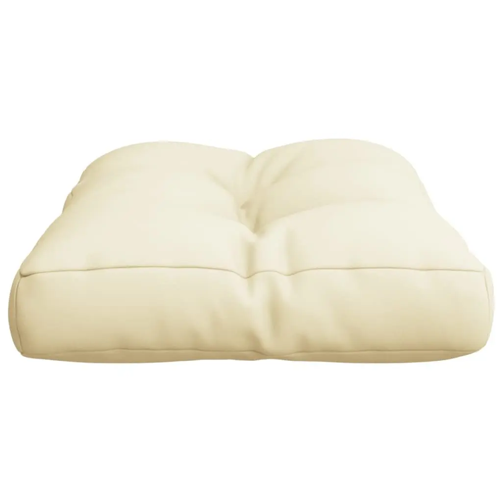 Pallet Cushion Cream 50x40x12 cm Outdoor Garden Sofa Chair Seat Pad