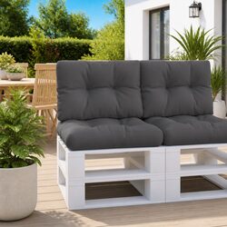 Concise Anthracite Pallet Cushion 60x40x12 cm for Comfort