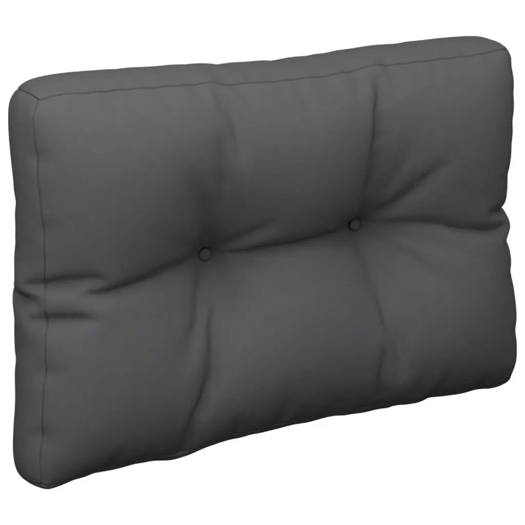 Pallet Cushion Anthracite 60x40x12 cm Durable Polyester Soft Filling Outdoor Garden Sofa Seat Pad