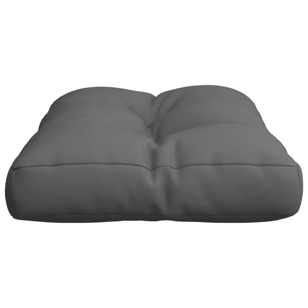 Pallet Cushion Anthracite 60x40x12 cm Durable Polyester Soft Filling Outdoor Garden Sofa Seat Pad
