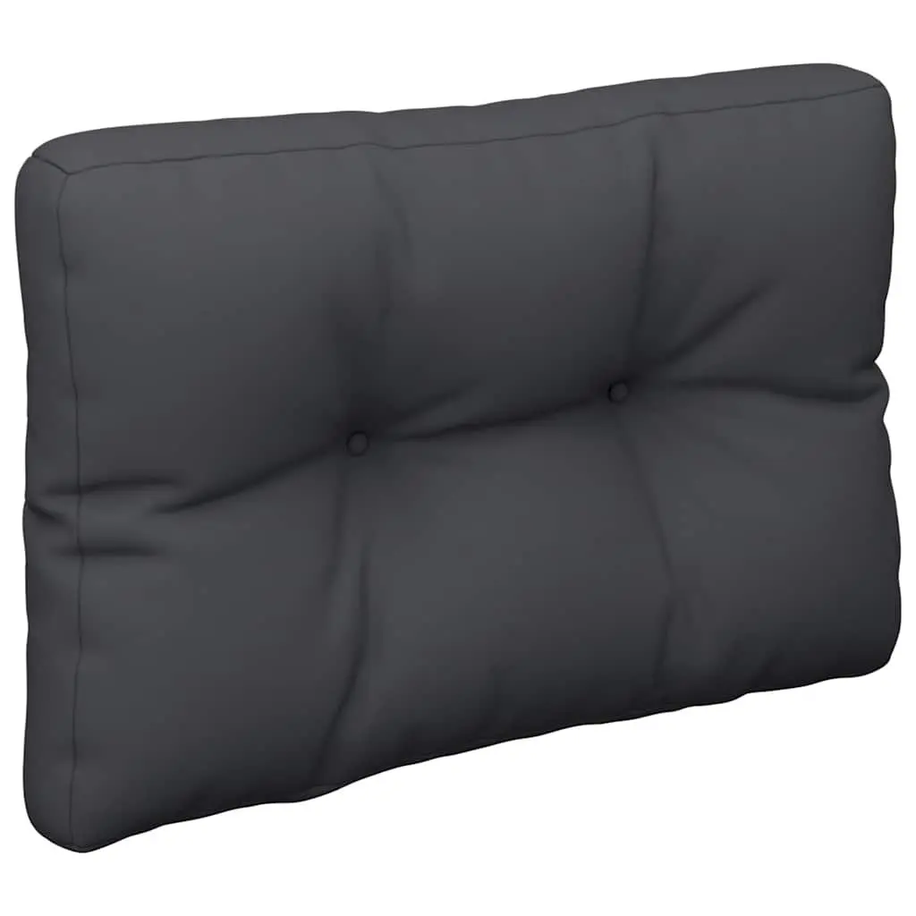 Pallet Cushion Black 60x40x12 cm Durable Water-resistant Soft Filling
